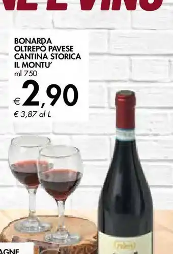 Bennet Bonarda oltrepo pavese cantina storica il montu ml 750 offerta