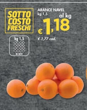 Bennet Arance navel kg 1.5 offerta