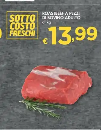 Bennet Roast beef a pezzi di bovino adulto offerta