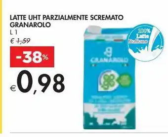 Bennet Latte parzialmente scremato granarolo l 1 offerta