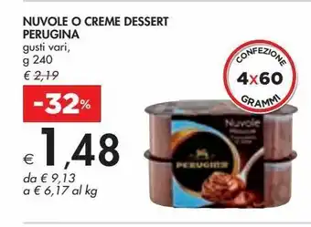 Bennet Nuvole o creme dessert perugina g 240 offerta