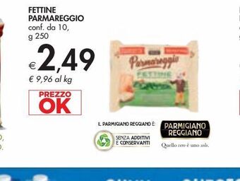 Bennet Fettine parmareggio conf da 10 g 250 offerta