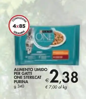 Bennet Alimento umido per gatti one strricat purina offerta