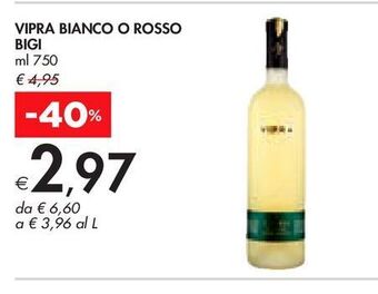 Bennet Vipra bianco o rosso bigi offerta