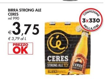 Bennet Birra strong ale ceres ml 990 offerta