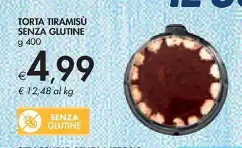 Bennet Torta tiramisu senza glutine g 400 offerta