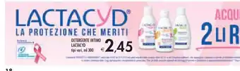 Bennet Detergente intimo lactacyd ml 300 offerta