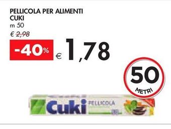 Bennet Pellicola per alimenti cuki m 50 offerta