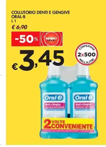 Bennet Colluttorio denti e gengive oral b l 1 offerta