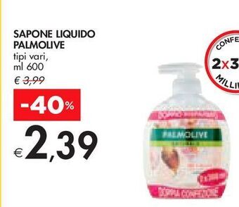 Bennet Sapone liquido palmolive ml 600 offerta