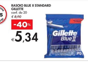 Bennet Rasoio blue ii standard gillette offerta