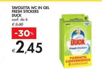 Bennet Tavoletta wx in gel fresh stickers duck offerta