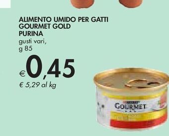 Bennet Alimento umido per gatti gourmet gold purina offerta