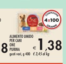 Bennet Alimento umido per cani purina one offerta