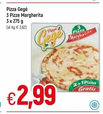 IperFamila Pizza Gegé 3 Pizza Margherita 3 x 275 g offerta