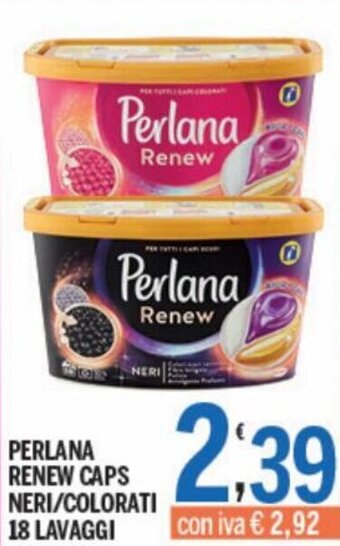 Gruppo Pascar Perlana Renew Caps Neri/Colorati 18 Lavaggi offerta