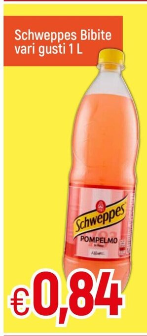 IperFamila Schweppes Bibite vari gusti 1L offerta