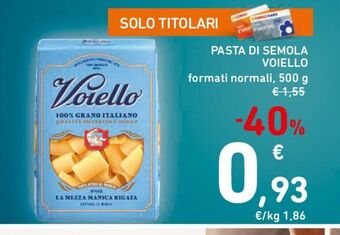 Spazio Conad Pasta di semola voiello offerta