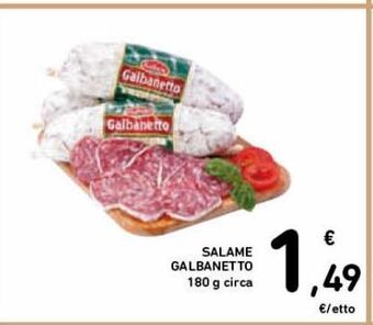 Spazio Conad Salame galbanetto offerta