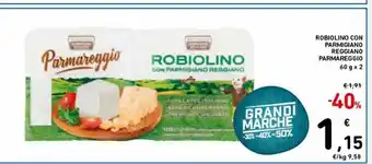 Spazio Conad Robiolino con parmigiano reggiano parmareggio offerta