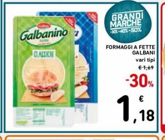 Spazio Conad Formaggi a fette galbani offerta