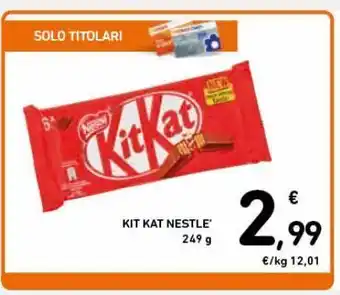 Spazio Conad Kit kat nestlé offerta