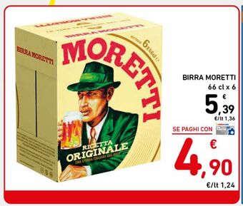 Spazio Conad Birra moretti offerta