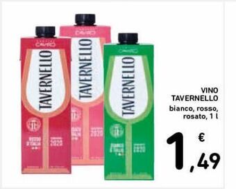 Spazio Conad Vino tavernello offerta