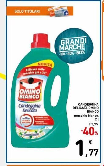 Spazio Conad Candeggina delicata omino bianco offerta