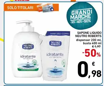 Spazio Conad Sapone liquido neutro roberts offerta