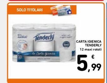 Spazio Conad Carta igienica tenderly offerta