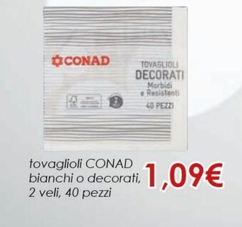 Spazio Conad Tovaglioli conad offerta