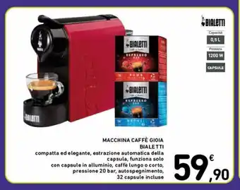 Spazio Conad Macchina caffè gioia bialetti offerta