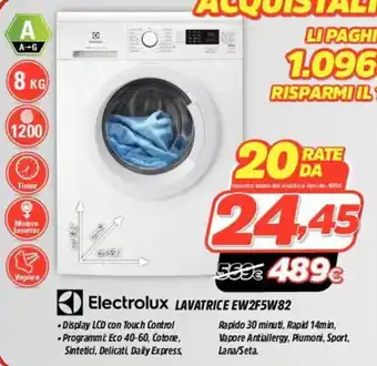 Fiducia & Convenienza Electrolux Lavatrice EW2F5W82 offerta