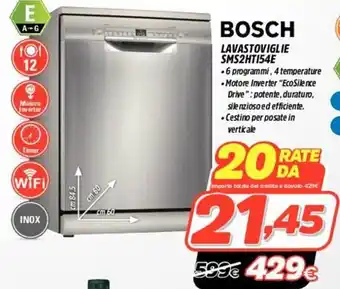 Fiducia & Convenienza Bosch Lavastoviglie SMS2HTI54E offerta