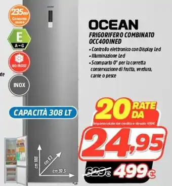 Ocean Frigorifero Combinato 0CC400INED