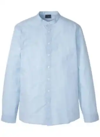 Bonprix Camicia a maniche lunghe con colletto alla coreana slim fit offerta