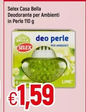 Selex Casa Bella Deodorante per Ambiente in Perle 110 g