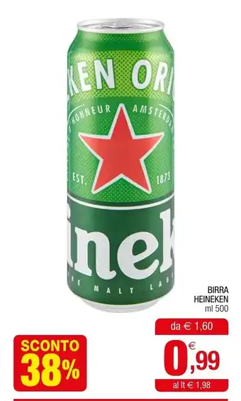 Gran mercato Birra Heineken 500 ml offerta