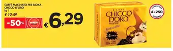 Bennet Caffè macinato per moka chicco d'oro offerta