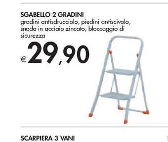 Bennet Sgabello 2 gradini offerta