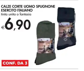 Bennet Calze corte uomo spugnone esercito italiano offerta