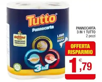 Pannocarta 3 In 1 Tutto 2 pezzi