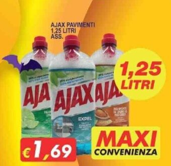 Maury's Ajax Pavimenti 1,25 Litri Ass. offerta