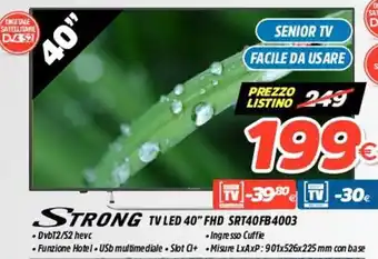 Strong TV Led 40" FHD SRT40FB4003