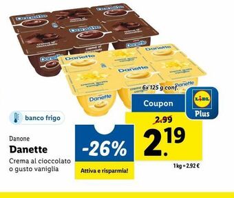 Lidl Danette offerta