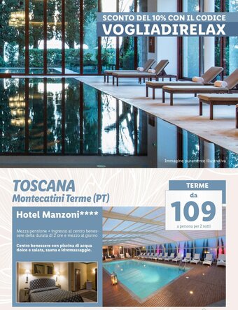 Lidl Toscana Montecatini Terme (PT) Hotel Manzoni offerta