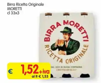 Famila Superstore Moretti Birra Ricetta Originale cl 33x3 offerta