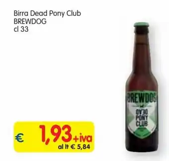 Brewdog Birra Dead Pony Club cl 33