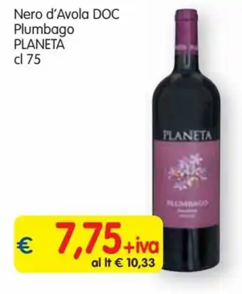 Famila Superstore Planeta Nero d'Avola DOC Plumbago cl 75 offerta